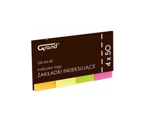 Zakładka indeksująca 4 kolory GR-Z4-50 Grand_59862