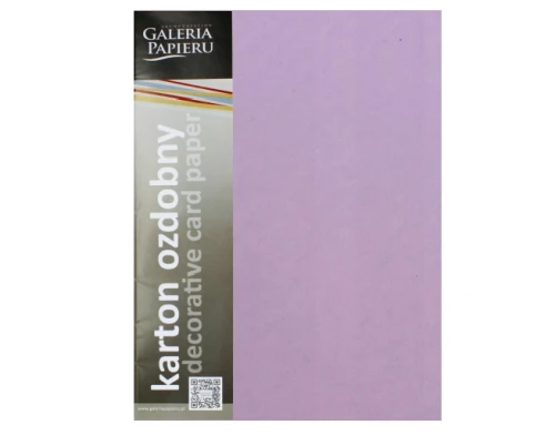 Karton Wizytówkowy A4 210g 20ark Lawendowy Satynowy Galeria Papieru_78349