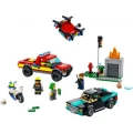 Klocki konstrukcyjne Akcja Strażacka i Policyjny Pościg 60319 Lego City 3