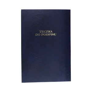Teczka do podpisu 19k granat Delfin 