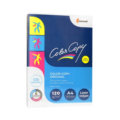 Papier Satynowy  A4 120G 250 arkuszy Color Copy Biały 210x297mm_60993