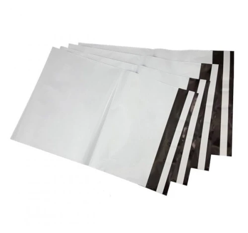Koperta Bezpieczna Foliowa KF03 B4 L 260x350+50mm 100szt biała_61011
