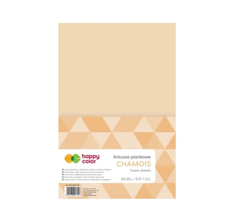 Pianka dekoracyjna A4 ciemny kremowy 5szt. 2030-45 Happy Color _61054
