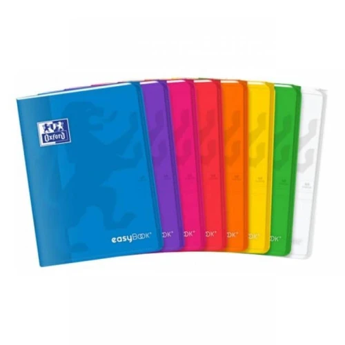 Zeszyt A4 90g 60k kratka Easybook Plastikowa Oprawa PP kolor mix Oxford_61149