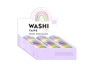Taśma dekorcyjna Glitter Pastel 5m Interdruk 