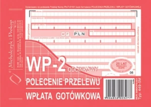 Polecenie przelewu 2 Odcinkowe A6 449-5M MP